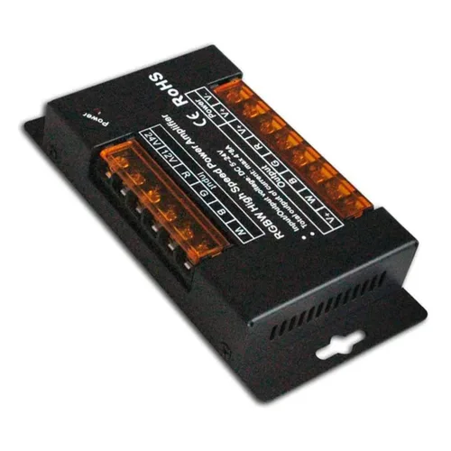 Miniatura 3 de Amplificador de señal LED de 4 canales RGBW 5-24VDC 8A/CH repetidor utilizado para agregar más módulos LED RGBW, tiras LED RGBW o luces LED RGBW