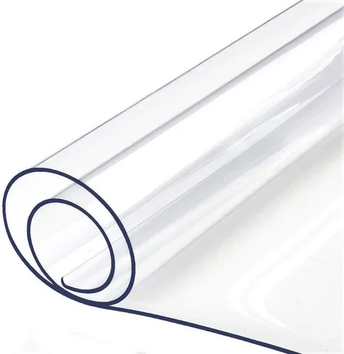 Miniatura 10 de Protector de mesa de madera para muebles, manteles de plástico transparente lavable, funda protectora para escritorio, vinilo de PVC, protector