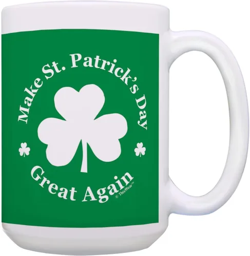 Miniatura 8 de ThisWear Tazas de café divertidas que hacen que el día de San Patricio sea genial de nuevo, trébol divertido regalo de café irlandés del día de San