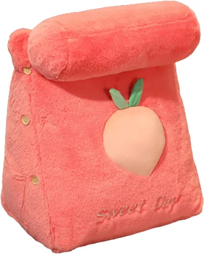 Miniatura 11 de Almohada triangular de cuña para lectura y televisión, patrón de frutas con almohada ajustable para el cuello, almohada de cuña, extraíble y Cactus