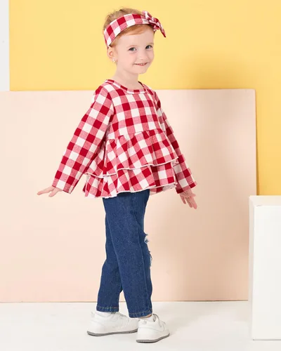 Miniatura 2 de Renotemy Baby Girl Clothes Toddler Girl Clothes Outfits Infant Clothing Floral Pants Set Cute Clothes Set for Girls