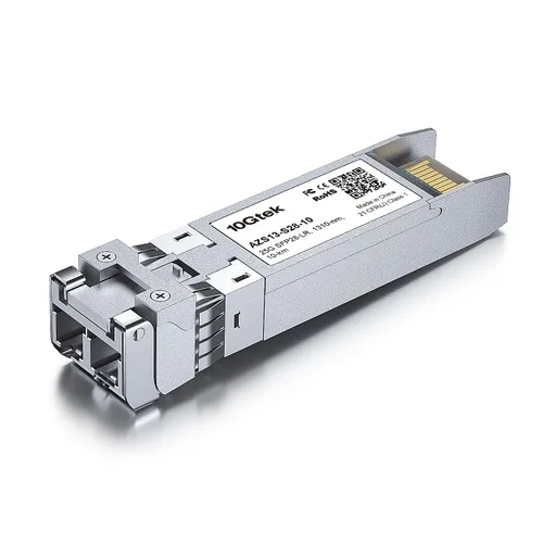 Miniatura 2 de 10GTEK Transceptor SFP28 SFP+ 25G, módulo óptico dúplex LC SMF 25GBase-LR para Mellanox MMA2L20-AR, 1310nm, DDM, hasta 6.2 mi