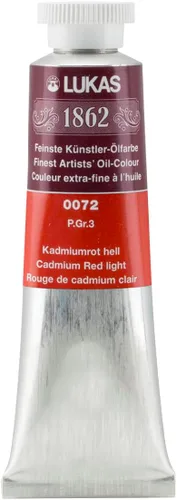 Miniatura 124 de Lukas 1862 Pintura al Óleo para Artistas Profesionales - Colores Tierra Amarillentos, 37 mL - Juego de 4 - Destacada Resistencia a la Luz, Sin