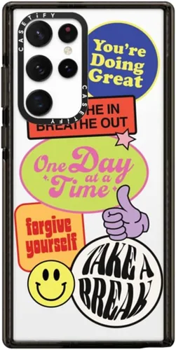 Miniatura 175 de CASETiFY Impact - Funda para Galaxy S23+ [4 veces probada contra caídas de grado militar, protección contra caídas de 8.2 pies] - PP-0008 - Negro