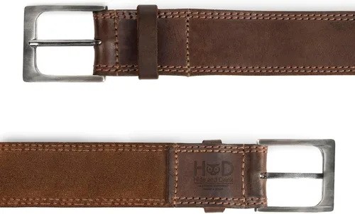 Miniatura 9 de Hide & Drink, Cinturón de cuero de grano completo de doble hilera para hombre, estilo occidental, accesorio casual de vaquero, hecho a mano