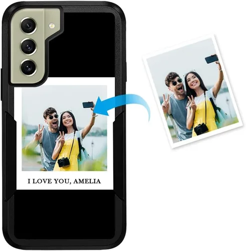 Miniatura 54 de Funda protectora personalizada para Samsung Galaxy S22 Ultra 5G (versión 2022), funda protectora de doble capa resistente con múltiples fotos, a
