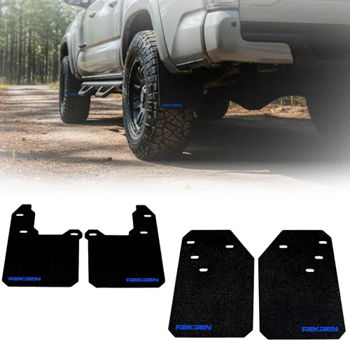 Miniatura 7 de REK GEN Aletas de barro compatibles con Toyota Tacoma Gen3 (2016-2023) - Protectores de barro resistentes para protección todoterreno - Fácil