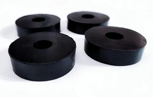 Miniatura 2 de Paquete de 4 almohadillas de goma para pies aislantes, arandelas de goma gruesas de 1.5 pulgadas, diámetro exterior de 0.5 pulgadas, diámetro