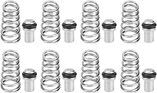 Miniatura 2 de 8 piezas de bola de cerveza casera Lokc Keg Post Poppet válvula universal de barril, válvula de bola de bloqueo de bola, válvula de poppet