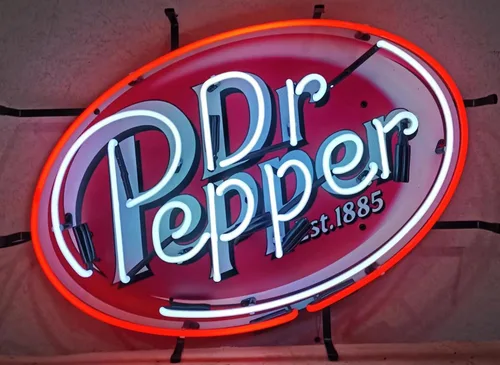 Miniatura 2 de Letreros de Neón Beer Bar Club Dr Peppers Est.1885 Vaso de Cerveza Letreros de Neón para Oficina Hotel Café Fiesta Cueva del Hombre Luz de Neón Arte