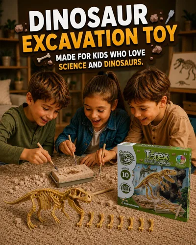 Miniatura 3 de Science4you T Rex - Kit de excavación de fósiles para niños, dinosaurios T Rex, excavar y ensamblar 10 piezas, kit de excavación para niños +