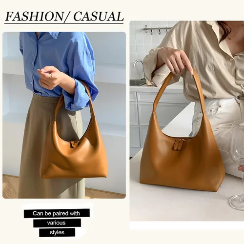 Miniatura 3 de Bolsos de hombro Crescent retro Y2k 90s Hobo bolsos pequeños de piel sintética para axilas, bolsos de mano de moda 2024