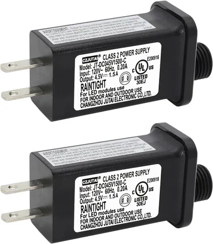 Miniatura 8 de Fuente de alimentación de 4.5 V 1.5 A 6.75 W CZJUTAI JT-DC045V1500-IP44 4.5V6.75W /6W /4.5W /3.6W para iluminación de Navidad, cadena de luz, luz