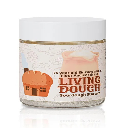 Miniatura 8 de Living Dough - Cultura de Masa Madre Amistosa Amish de 55 Años - Masa Madre Dulce y Orgánica para Hornear - Para Pan Artesanal, Masa para Pizza