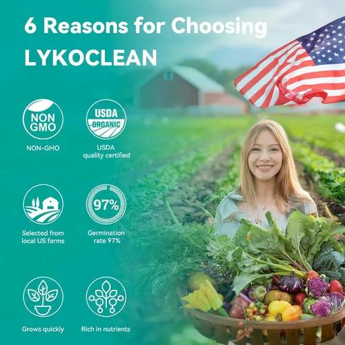 Miniatura 5 de LYKOCLEAN Vainas de semillas de flores para Ahopegarden, sistema de cultivo hidropónico iDOO MUFGA para jardinería interior, más de 400 semillas