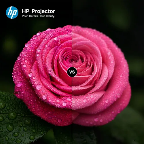Miniatura 2 de HP MC400 Mini proyector inteligente portátil con WiFi y Bluetooth, soporte 4K de corto alcance y 1080P, espejo de pantalla inalámbrico, aplicación