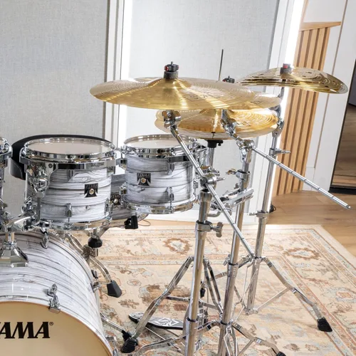 Miniatura 11 de Meinl 40.6 cm Platillos Trash Stack (2 unidades) con agujeros - Acabado tradicional HCS de latón para juego de tambores, fabricado en Alemania