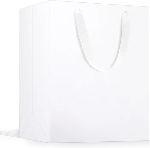 Miniatura 22 de EUSOAR Bolsas de papel de estraza grandes de 9.8 x 5.1 x 12.6 pulgadas a granel, bolsas resistentes para recuerdos de fiesta, cumpleaños, bodas