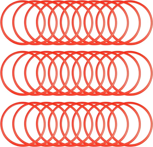 Miniatura 10 de Deekin Agility Rings Speed and Agility Training Rings Exercise Speed Circle Jumping Hoops for Training Toss Equipment Multi colorido