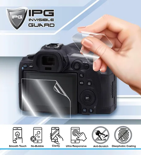 Miniatura 3 de IPG Protector de pantalla para cámara Rove R2-4K Dash Cam (2 unidades) Protector de pantalla invisible de hidrogel - Calidad HD/Autocuración/Libre