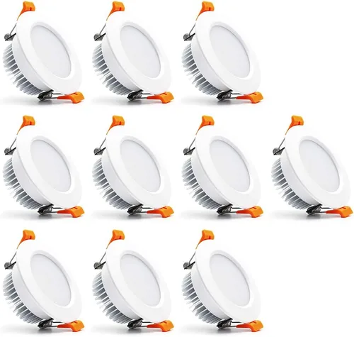 Miniatura 11 de Iluminación empotrable LED regulable de 2.5 pulgadas, lámpara descendente de 5 W, blanco cálido de 3000 K, CRI 80 con controlador LED, como lámpara