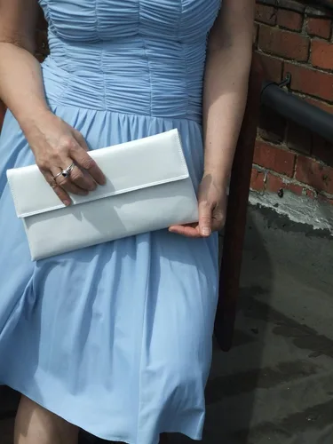 Miniatura 4 de LONI Bolso de hombro elegante de piel sintética para mujer con correa larga ajustable