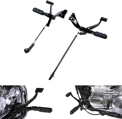 Miniatura 2 de AMOPA CORP Kit completo de controles delanteros negros para Harley Sportster XL 1200 883 (seleccionado 2014-2022)