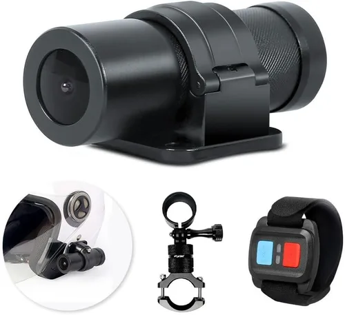 Miniatura 11 de VSYSTO Cámara de bicicleta, WiFi 2K con pantalla de temperatura, luz trasera, visión nocturna gran angular de 170°, lente SONYIMX335, impermeable