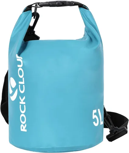 Miniatura 23 de Rock Cloud - Bolsa seca impermeable de 1.32 galones, para kayak, rafting, navegación, playa, surf, natación, canoa, campamento, senderismo, pesca