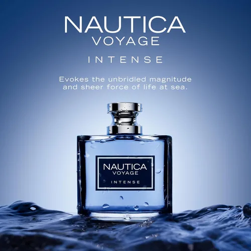 Miniatura 4 de Nautica Voyage Intense Eau de Toilette de 1.6 onzas líquidas (paquete de 1), notas de vetiver, cuero ahumado, mimosa, fragancia para hombre, larga