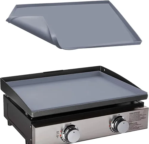 Miniatura 16 de 28" Alfombrilla de silicona para parrilla Blackstone de 28 pulgadas, cubierta de parrilla de silicona resistente de grado alimenticio, proteja su