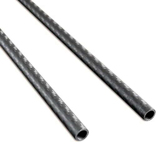 Miniatura 8 de 2 piezas Tubo de Fibra de Carbono 6 mm x 4 mm x 420 mm, 6 ~ 50 mm Disponible, 3 K rollo Envuelto Twill Mate Acabado.