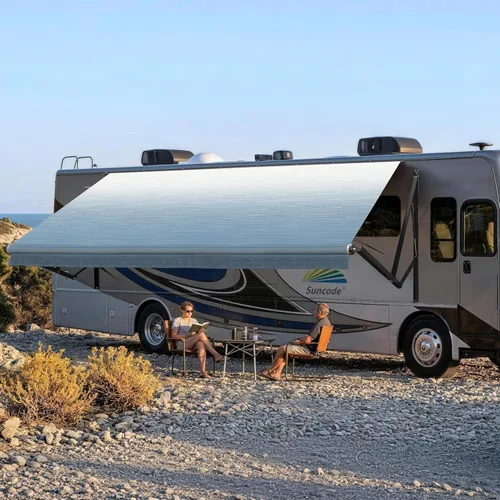 Miniatura 22 de Suncode Toldo para autocaravana para caravana y cámper, toldo eléctrico para cámper, kit completo de toldo eléctrico para cámper, marco blanco
