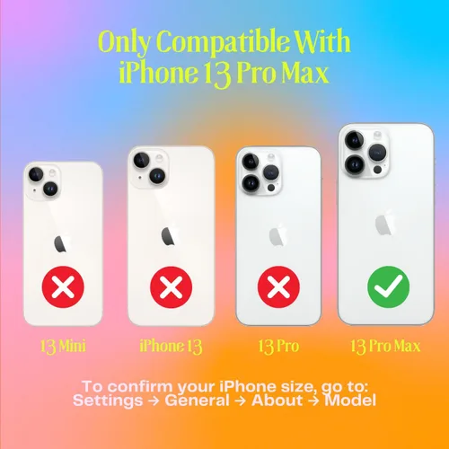 Miniatura 5 de FELONY CASE - Funda transparente naranja neón para iPhone 13 Pro Max, compatible con MagSafe - Fundas protectoras a prueba de golpes de 360°
