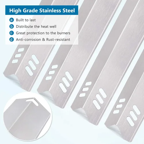 Miniatura 4 de Criditpid Piezas de recambio de placas de calor para Dyna-Glo DGF493BNP, DGB494SPB, DGF510SBP, patio trasero BY15-101-001-02, BY13-101-001-13