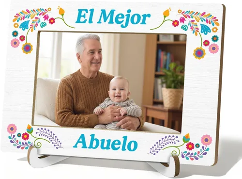Miniatura 27 de Abuela - Marco de fotos de 4 x 6 pulgadas, regalo de abuela española para cumpleaños, Navidad, marco de fotos de Abuela Te Quiero para Siempre de 4