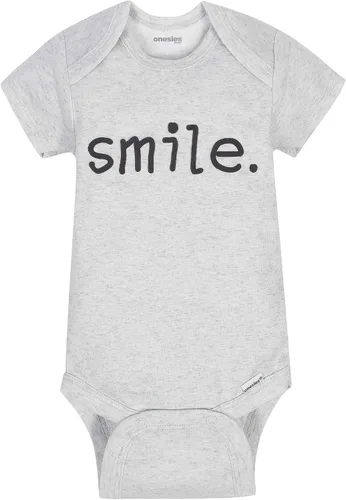 Miniatura 2 de Onesies Brand Paquete de 8 mamelucos unisex de manga corta para bebé