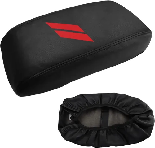 Miniatura 8 de INTGET Funda para reposabrazos de consola central de automóvil para Dodge Durango Accesorios 2011-2020, funda de cuero para reposabrazos, funda