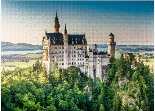 Miniatura 9 de MyPuzzle Neuschwanstein Castle Baviera Alemania - Rompecabezas prémium de 100 piezas para adultos