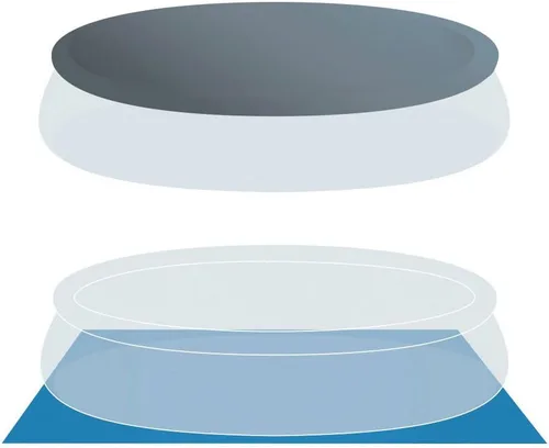 Miniatura 5 de Steinbach Krystal Clear - Cubierta solar para piscina (Lona de burbujas 9.41 pies de diámetro, 120 pulgadas)