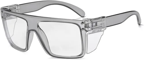 Miniatura 10 de Gafas de seguridad fotocromáticas anti luz azul UV400 con oscurecimiento automático, lentes transparentes a humo, transicionales ANSI Z87.1