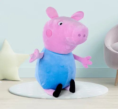 Miniatura 4 de Simba 109261003 Peppa Pig Peluche Schorsch, 12.2 in, en traje estándar, figura de felpa, juguete de peluche, desde los primeros meses de vida