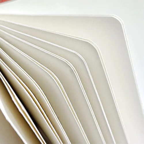Miniatura 5 de Cuaderno de bocetos de acuarela, cuaderno de 5x5 pulgadas con cubierta de tela cuadrada portátil, 20 hojas de papel de dibujo texturizado