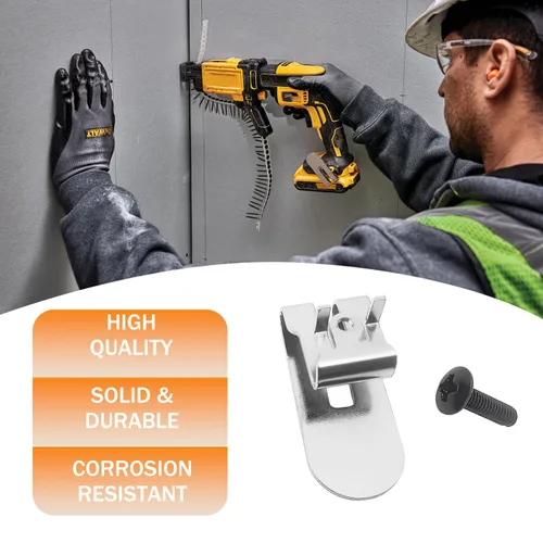 Miniatura 3 de 8 unids N435687 Clip de gancho de cinturón con dispensador de pegamento tornillo anti aflojamiento para DeWalt DCF620 DCF620B DCF622 Drywall Screwgun
