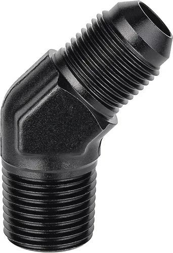 Miniatura 54 de EVIL ENERGY Adaptador de ajuste de 6AN a 3/8" NPT macho de 90 grados, aluminio