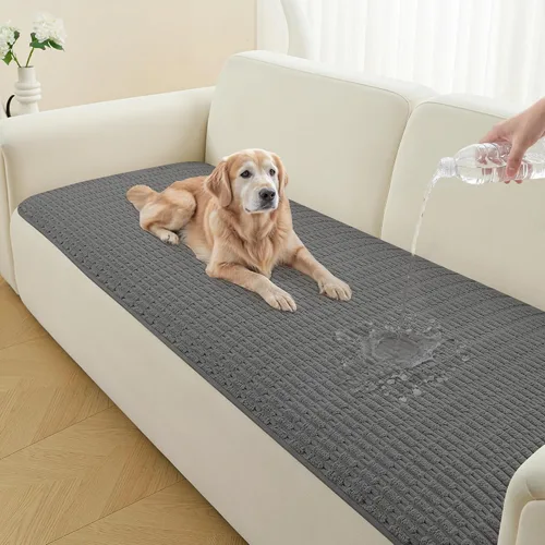 Miniatura 12 de Funda Protectora para Sofá de Perro, Fundas para Sofás para Mascotas Lavables, Funda para Sofá de Mascotas Impermeable y Antideslizante, Fundas