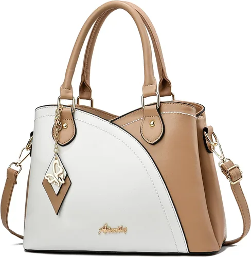 Bolsos y carteras para mujer de DAINAOTM, bolsos estilo tote de cuero PU, cartera de señora con asa superior, bolso cruzado, bolso de hombro | PU