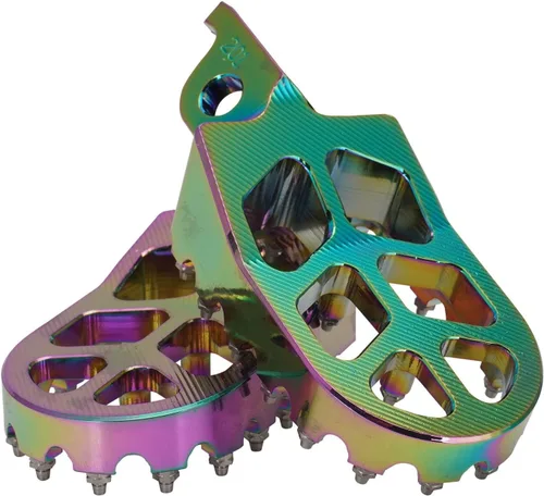 Miniatura 5 de JFG RACING Estriberas para Moto de Cross Estriberas de Motocicleta Pedales de Apoyo CNC Para CRF150R 07-23 CRF250R 04-23 CRF450R 02-23 CRF250L 12-21
