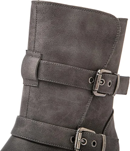 Miniatura 8 de GLOBALWIN Women's Fur Boots Fashion Combat Ankle Boots For Women