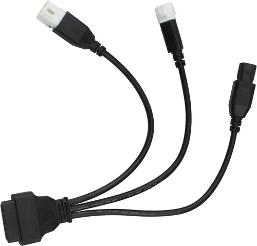 Cable de diagnóstico OBD2 apto para Yamaha Kline Euro5 16 pines a 3Pin 4Pin 6Pin OBD2 3 en 1 adaptador de diagnóstico, OBD2 a OBD1 6/4/3 pin